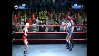 WWE Smackdown vs raw 2008 Tifa Lockhart vs Kid [upl. by Yajet]