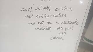 decoy witness what is decoy witness decoy witness evidence value [upl. by Greenleaf]