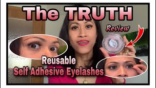 Reusable Self Adhesive Eyelashes  Review  JuddieFrost [upl. by Silloc716]