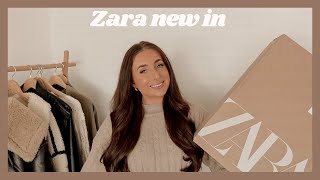 NEW IN ZARA HAUL amp TRY ON OCTOBER 2023  autumn winter outfits 🍂 [upl. by Gaynor354]