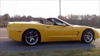 2001 Corvette C5 Yellow Convertible with Grand Sport Rims [upl. by Lorrimer]