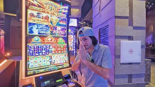 I Played 4 Slots At Once At Aria Las Vegas [upl. by Stirling]