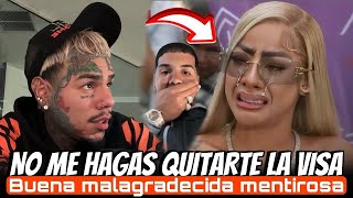 TEKASHI 6IX9INE Filtra Videos Pivados Y Barre El Piso Con Yailin [upl. by Gneh]