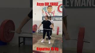 Asya Elif YAVUZ Koparma 15 Kg [upl. by Akkinahs]