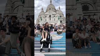 Virginie and Scewo BRO taking on the iconic steps at SacréCœur ⛪️🇫🇷 [upl. by Garceau]