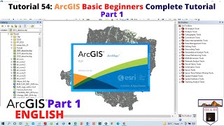 ArcGIS Basic Beginners Complete Tutorial Part 1 [upl. by Aniham]