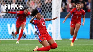 Marta Cox Scores Panamas First FIFA Womens World Cup Goal [upl. by Demah299]