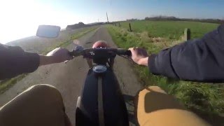 Kreidler Florett RM 1972 on a sunny winter day HD Quality GoPro Hero 3 Black [upl. by Blakeley]