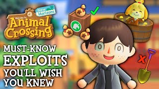 10 Exploits I WISH I Knew Sooner  Animal Crossing New Horizons [upl. by Dorry]