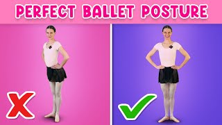 Kids Ballet Tutorial Perfect Ballet Posture  5 Most Common Mistakes [upl. by Ingles32]