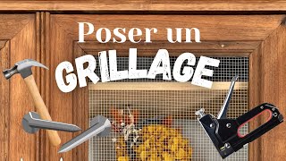 Atelier 2 POSER UN GRILLAGE SUR UNE PORTE 🔨 [upl. by Eicam]