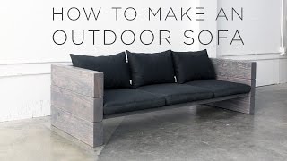 how to make an Outdoor Sofa [upl. by Ofelia]