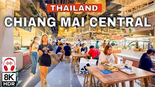 🇹🇭8K  Chiang Mai Central  Largest Shopping Complex In Northern Thailand 🛍️🍱 [upl. by Adli]