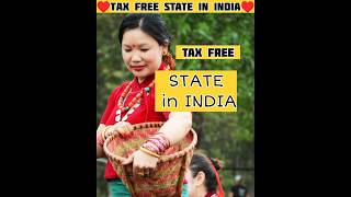 Tax free state in india facts viralvideo ytshortsvideo trendingshorts amazingfacts incometax [upl. by Thomsen]