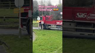 Its Beautiful Red DAF truck uk northcamp🚒🔥🚒automobile shortvedios train vehicls [upl. by Cesya]