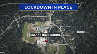 Colfax High placed on lockdown after reports of stranger on campus [upl. by Leahcimnhoj786]