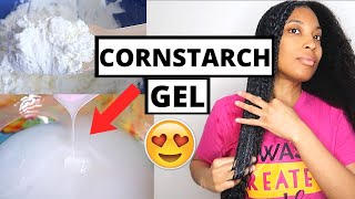 7 BENEFITS OF CORNSTARCH GEL FOR NATURAL HAIR  DIY [upl. by Anne-Marie]