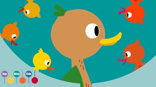 Five Little Ducks Song  Nursery Rhyme  ItsyBitsyKids [upl. by Jo Ann]