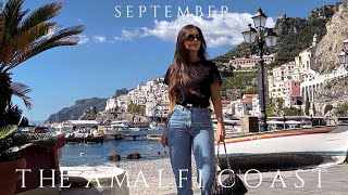 THE AMALFI COAST IN SEPTEMBER VLOG  Alessandra Rosa [upl. by Pulling]