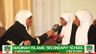 MEET AMINAH AND YASIR FROM MADINAH ISLAMIC SECONDARY SCHOOL AND AS THEY BREAKDOWN SOME QUESTIONS [upl. by Bo]