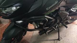 Versys 650 crash bar Installation [upl. by Durant]