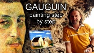 PAUL GAUGUIN painting step by step [upl. by Elbring]