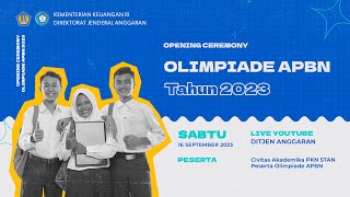 Opening Ceremony Olimpiade APBN 2023 [upl. by Azarria]