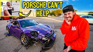 REBUILDING A WRECKED PORSCHE 911 GT3  PART 2 [upl. by Mar265]