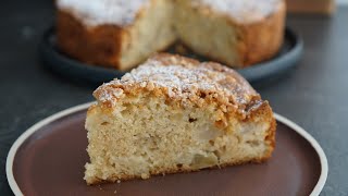 Recette Gâteau Pommes et poires de grandmère bien moelleux [upl. by Oxford]