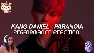 KANGDANIEL PARANOIA Mnet Performance 🎤 REACTION [upl. by Legnaros]