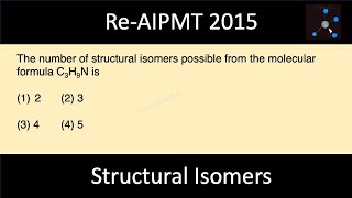 The number of structural isomers possible from the molecular formula C3H9N is [upl. by Daenis]