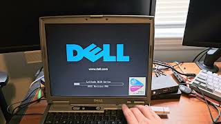 Dell Latitude D610 Windows XP Install [upl. by Wolfson622]