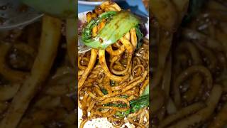 मिठो Keema Noodles🍝😋Laphing 😱🤤foodshortsnoodlesnepalifoodyoutubeshortsmomos [upl. by Ahsitul646]