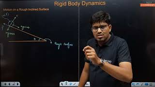 rotational motion 20 Rolling motion on inclined plane  instantaneous axis of rotation  Toppling [upl. by Jaal]