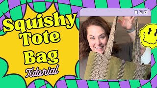 Squishy Tote Bag Tutorial sewing [upl. by Natehc516]