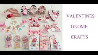 VALENTINES DAY PAPER CRAFTS  Valentine GNOME Crafts [upl. by Janerich]