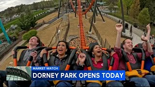 Dorney Park opens for 2024 season along with new Iron Menace rollercoaster [upl. by Etterb]