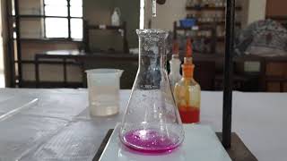 To determine the alkalinity of given water sample by titration using standard acid [upl. by Yokum]