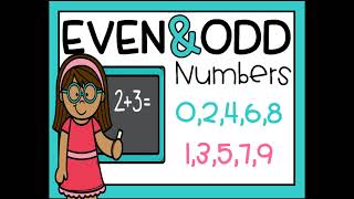 Odd and Even Numbers [upl. by Orvan]