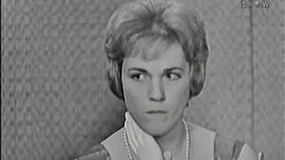 Whats My Line  500th Episode Julie Andrews Martyn Green amp Martin Gabel panel Feb 7 1960 [upl. by Lindemann]