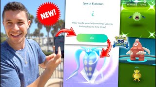 THE COOLEST NEW FEATURE IN POKÉMON GO  How To Evolve Inkay [upl. by Marguerie]