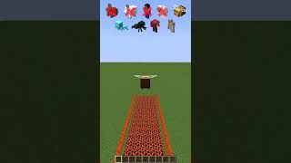 Cross Magma Challenge vs Different Mobs shorts minecraft meme [upl. by Maloy]