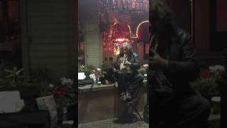 Homeless man shocks crowd playing trumpet with his dog [upl. by Touber107]