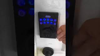 Basics Traditional Electronic Keypad Deadbolt Door Lock [upl. by Ytirahs628]