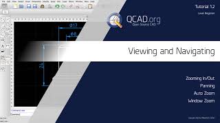 QCAD  12 Viewing and Navigating [upl. by Greenland]