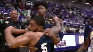 Crazy Fight breaks out between Prarie View and Jackson State during Handshakes Line [upl. by Morra]