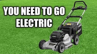 Battery Powered Lawn Mower  Ego 2023 Review [upl. by Ynattirb]