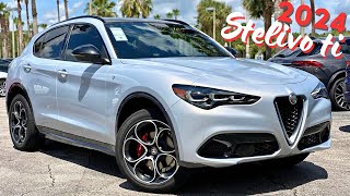 This 2024 Alfa Romeo Stelvio Ti Has The Most Unique Spec You Can Buy [upl. by Enerod328]