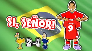 🎵SI SEÑOR🎵 Firmino Winner  Liverpool vs Spurs 2020 21 Goals Highlights Song Roberto Tottenham [upl. by Anha]