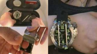 Buran Russian amp Swiss Stingray Big Diver Wrist Watch [upl. by Derwin426]